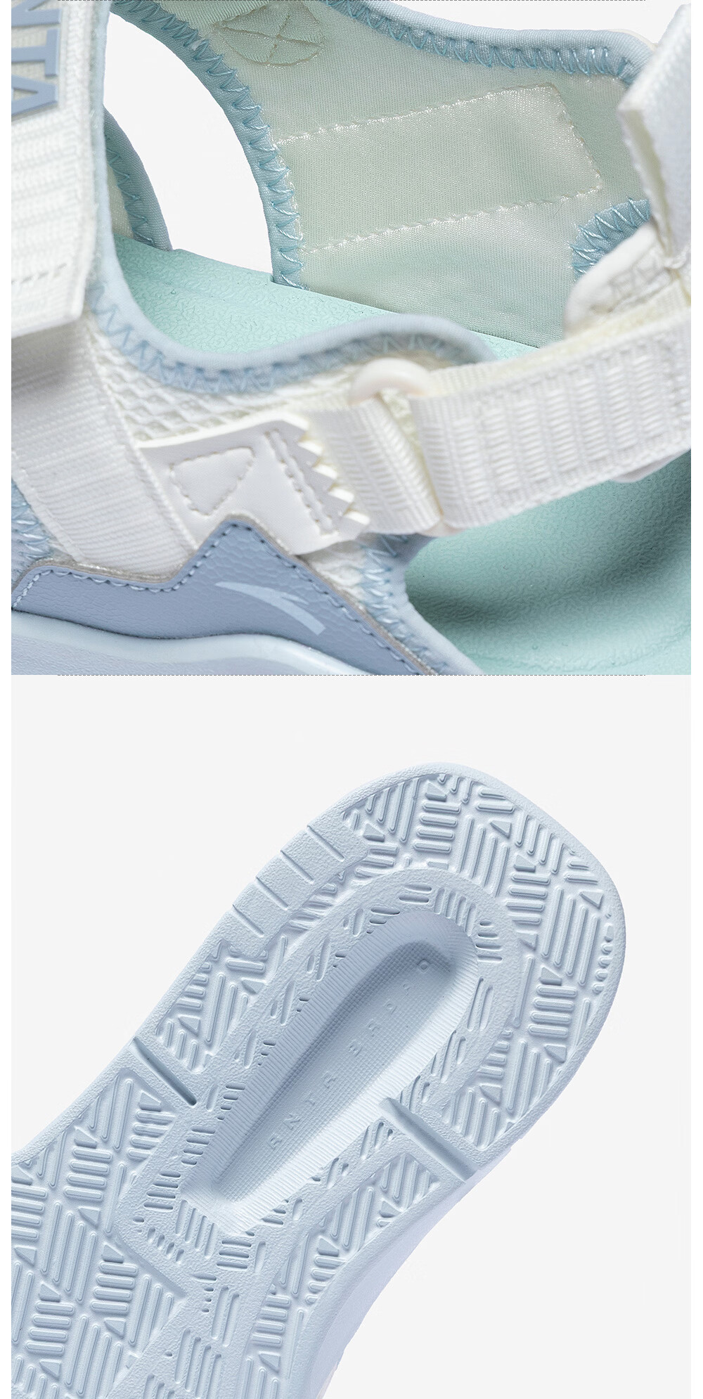 Anta Kids Boys Sandals 2026 Summer Non-Slip Breathable Open-Toe Beach Sandals A12626923 28